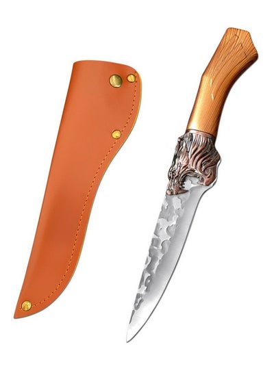 اشتري 5Cr Series Stainless Steel Butcher Knife Hand Forged Boning Knife Splittin1g Knife Skinning and Cutting Knife في السعودية