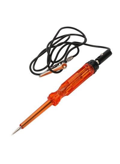 Buy Circuit Tester, 14cm, Chrome Vanadium, Orange, Premium LED Bulb Tester, Professional Auto Voltage Continuity Tester, Long Wire Probe in UAE