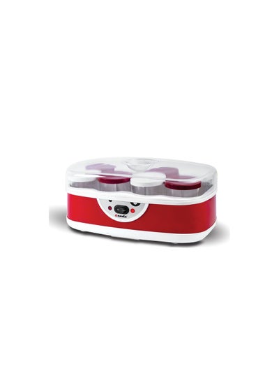 Buy Yogurt Maker 25 Wat 8 Glasses Red in Egypt