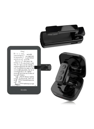 اشتري Remote Control Page Turner Ring for Kindle Paperwhite/Oasis, Bluetooth E-Reader Controller, TikTok Ring, Camera Shutter -Black في السعودية