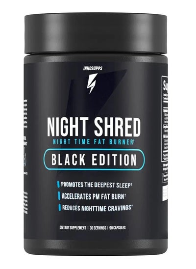 Buy Inno Night Shred Night Time Fat Burner Black Edition 90 Capsules in UAE