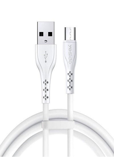 Buy Yesido CA-71 1M Lightning Data Cable White in UAE