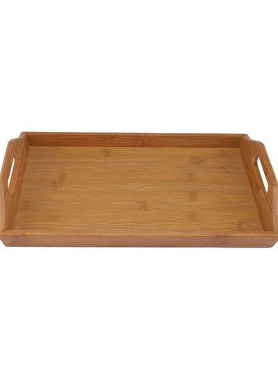 Buy Abraj Home Basics Bamboo Serving Tray (Brown) in Saudi Arabia