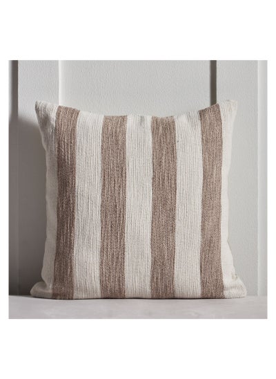 Buy Danby Handwoven Striped Filled Cushion - 50x50 cm in Saudi Arabia