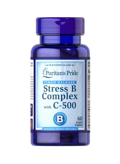Buy Stress Vitamin B-Complex with Vitamin C-500 Timed Release 60's in UAE