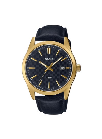 اشتري Leather Analog Watch MTP-VD03GL-1AUDF في مصر