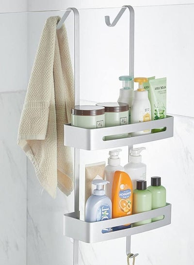اشتري RoyalPolar Hanging Shower Caddy Over The Door Shower Organizer Aluminum Shower Shelf Storage Rack في الامارات