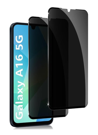 اشتري Samsung Galaxy A16 4G/5G مضاد للتجسس من الزجاج المقسى حزمة من 2 واقي شاشة 9H صلابة حماية حافة سوداء من الزجاج المقسى لهاتف Samsung Galaxy A16 4G/5G في الامارات