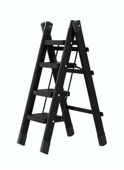 اشتري 4 Steps Multifunction Household Indoor Folding Ladder and Storage Rack في الامارات