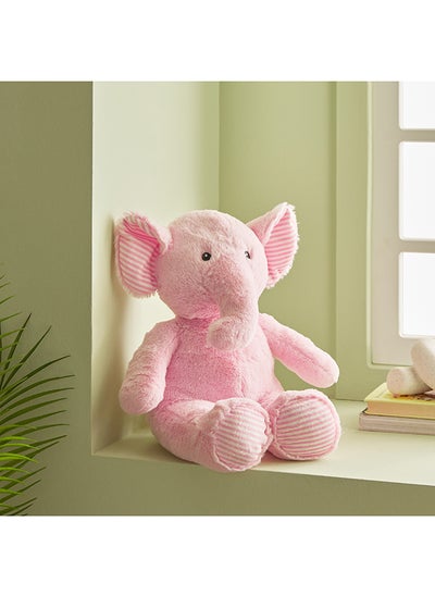 Buy Plush Elephant Shaped Cushion 18 x 28 x 21 cm in Saudi Arabia