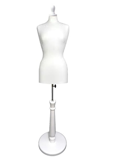 Buy Display Mannequin White Color With Round White Base in Saudi Arabia