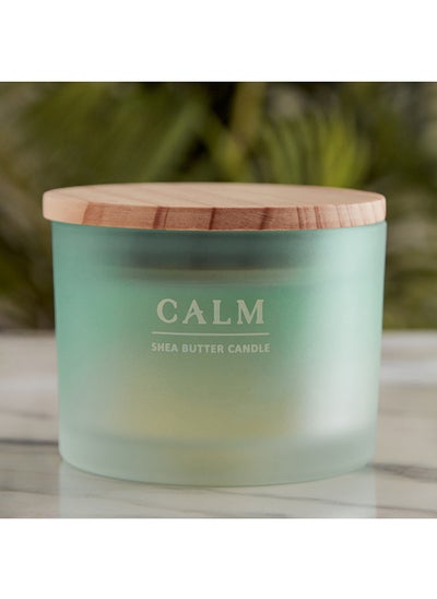 اشتري Nourish Calm Jar Candle with Wooden Lid 292 g في الامارات