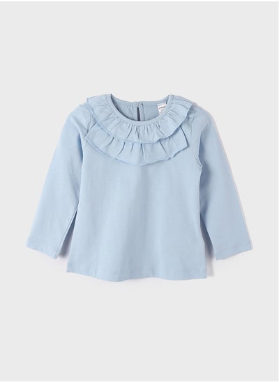 اشتري Crew Neck Long Sleeve Baby Girl T-Shirt في مصر