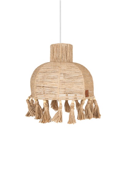 Buy Jute Umbrella Pendant with tassels in Egypt