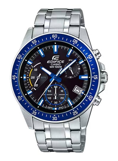 Buy Edifice Chronograph Stainless Steel Men's Watch EFV-540D-1A2V in UAE