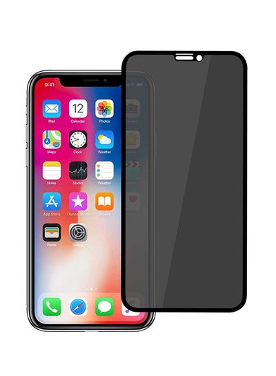 Buy Privacy Screen Protector iPhone 11 Pro Max/XS Max Tempered Glass Screen Protector for Apple iPhone 11 Pro Max/XS Max 6.7" Black in Saudi Arabia