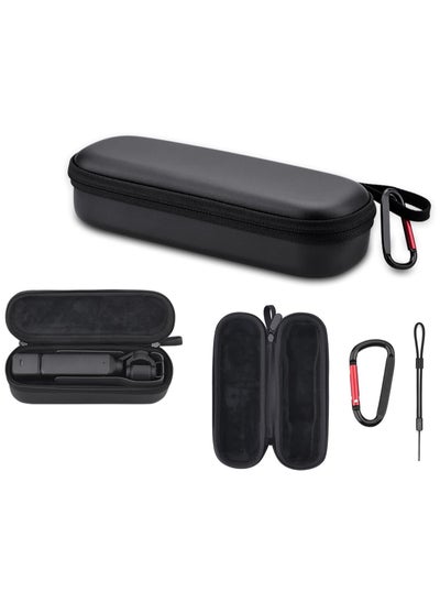 اشتري Carrying Case for DJI Osmo Pocket 3, Portable PU Leather Storage Case Protective Bag for DJI Osmo Pocket 3 Accessories (Black) في السعودية