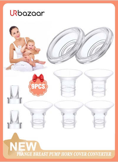 Buy 9 Pack Breast Milk Pump Inserts 13/15/17/19/21mm Compatible with Momcozy Wearable Breast Pump, for TSRETE/Spectra/Medela 24mm Shields, Include Silicone Diaphragm&Duckbill Valve in Saudi Arabia