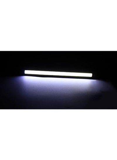 Buy TASWK 4Pcs 12V 17CM Waterproof LED Flip Chips COB DRL Car Daytime Running Lights Stripe (White) in Egypt