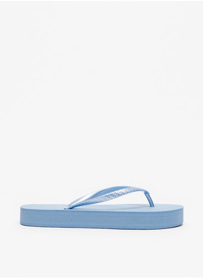 Buy Womens Textured Flip Flops in Saudi Arabia