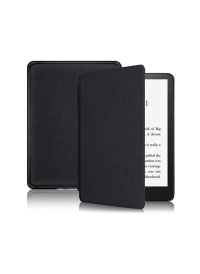 اشتري Case for Kindle Paperwhite 11th Generation and Kindle Paperwhite Signature Edition (6.8 inch, 2021 Release) - Cover with Auto Wake/Sleep (Black) في مصر