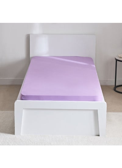 Buy Ivy Meadows Fleeting Single Microfiber Jersey Fitted Sheet 200 x 25 x 90 cm in Saudi Arabia