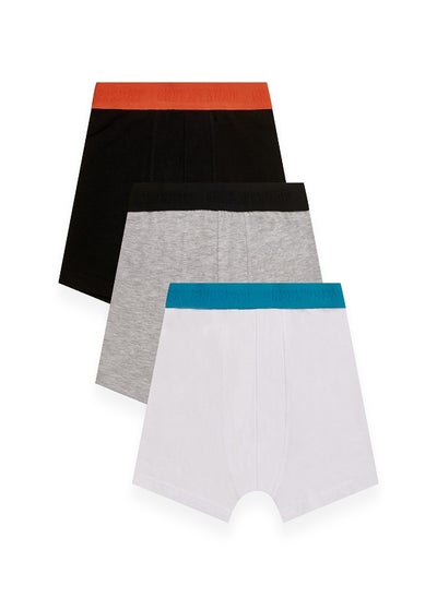 اشتري Greentreat Pack Of 3 Boys Bamboo Boxers في الامارات