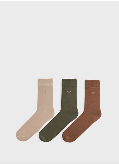 Buy 3 Pack Assorted Socks in Saudi Arabia