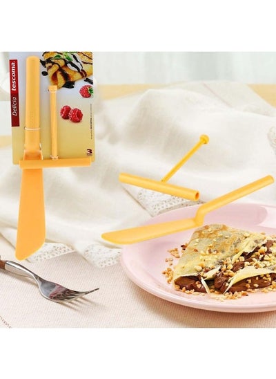 Buy Plastic crepe scraper - Yellow in Egypt