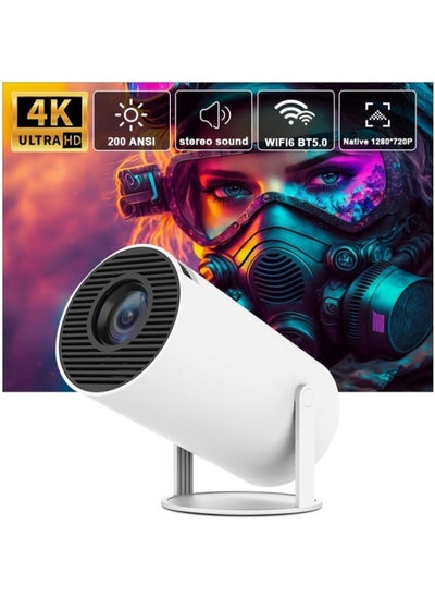 Buy HY300 Android 5G Wifi Smart Portable Projector 1280x720P Full HD Office/Home Theater Video Mini Projector with Advanced Optical Features in UAE