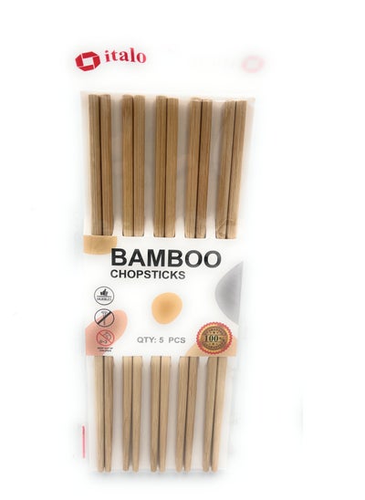 Buy 5 Piece Bamboo Chopsticks in UAE