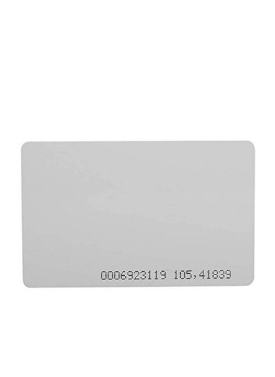 Buy RF Proximity Cards for Access Control With Serial Number (White, Pack of 6) in UAE