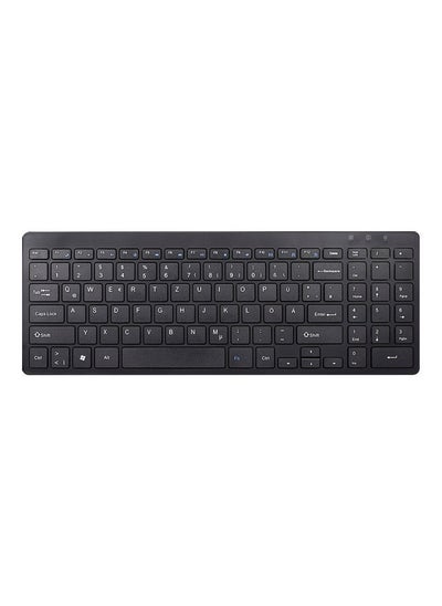 Buy 2.4G Wireless 95 Keys Ultra-Thin Mute Keyboard Black in Saudi Arabia