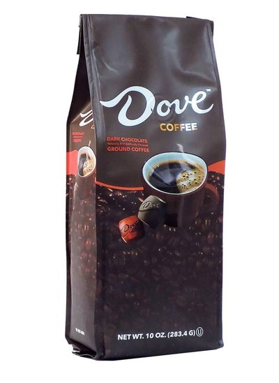 Buy Ground Coffee, Medium Roast, Dove Dark Chocolate Flavored 283.4 g bag. in UAE