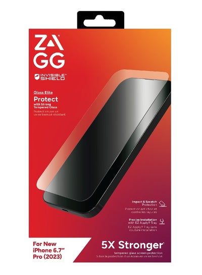 Buy Screen Protector for iPhone 15 Pro Max Clear in Saudi Arabia
