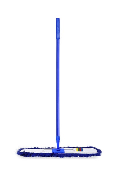 Buy Dry Mop 60cm – Extra Wide Microfiber Dust Mop with Adjustable Handle Commercial and Household Use in UAE