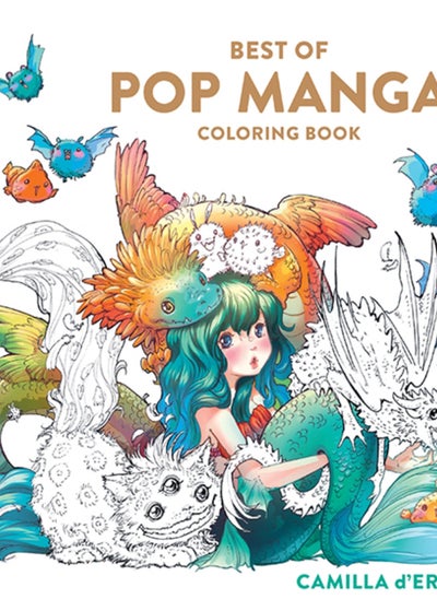 Buy Best of Pop Manga Coloring Book in UAE