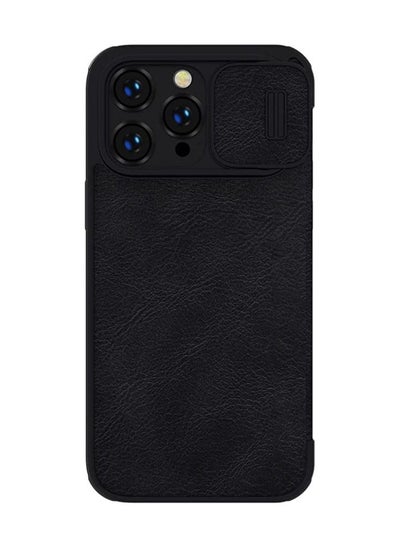 Buy Nillkin Qin Pro Leather Case Apple iPhone14 Pro 6.1 2022-Black in UAE