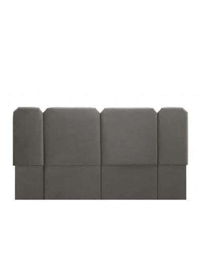 Buy H116 | Velvet headboard - Dark Grey in Saudi Arabia