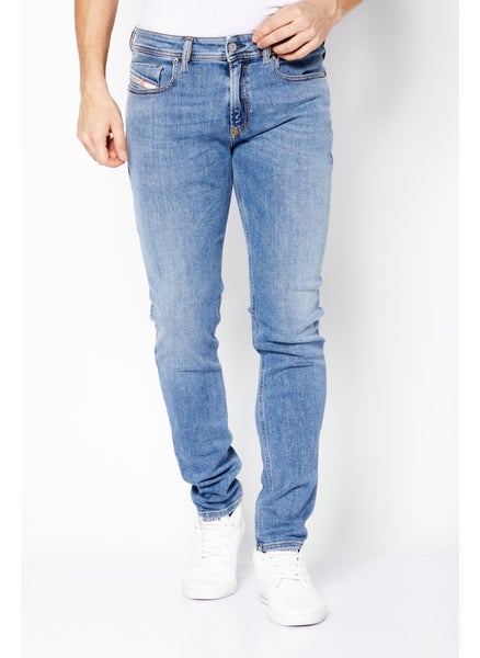 Buy Men 1979 Sleenker Skinny Wash Stretchable Jeans, Blue in UAE