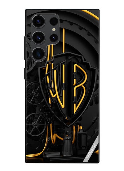 اشتري Protective Case Cover For Samsung Galaxy S23 Ultra 5G Warner Bros Logo Design Multicolour في الامارات