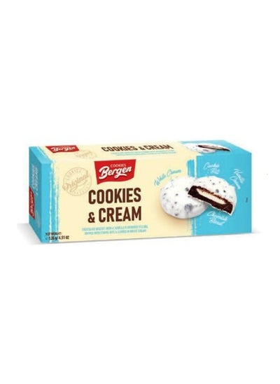 Buy Bergen biscuits filled and covered with sugar free white chocolate in Saudi Arabia