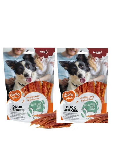 Buy Delicious Duck Jerkies Incredibly Meaty Treats For Dogs 2X100g in UAE