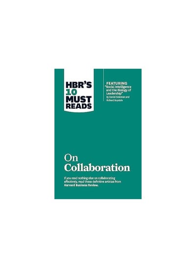 Buy Hbr's 10 Must Reads on Collaboration (with Featured Article Social Intelligence and the Biology of Leadership, by Daniel Goleman and Richard Boyatzis) in Egypt