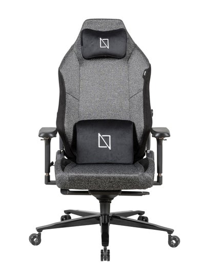 Buy APEX PRO High Back Computer Gaming Chair with Magnetic Swappable Armrests Lumbar Pillow Magnetic Headrest by NAVO Ultra Black in UAE