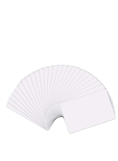 اشتري Premium Blank PVC Cards, 50Pcs Cuid Card White Card Ic Copy Blank Proximity Card Door Cell Phone Nfc Blank Card Sector Rewritable Uid White Card في السعودية