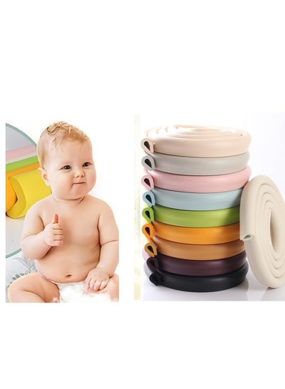 Buy Corner protector - Furniture and desk corner protector, shock absorber to protect children - 2 meter tape attached to the edges and corners for children’s safety - multi-colored in Egypt