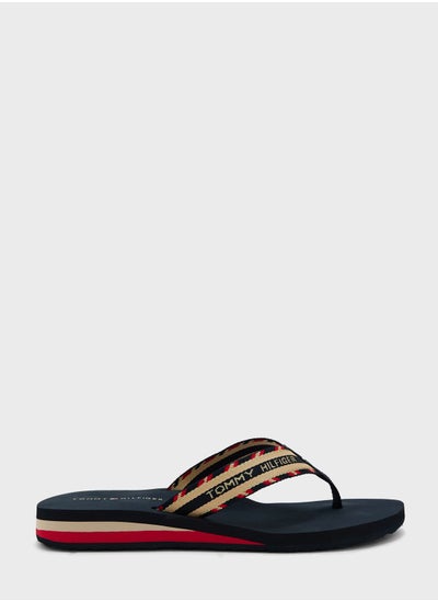 Buy Shiny Touches Flat Beach Sandal in UAE