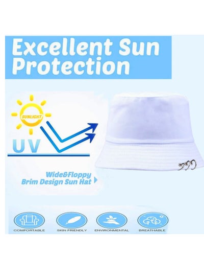 اشتري قبعة صياد للنساء والرجال محمولة قابلة للطي قبعة لربيع وصيف موضة قبعة ظلة خارجية في مصر