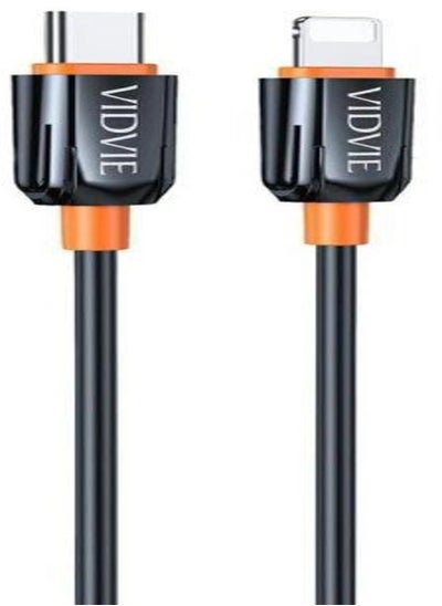 Buy Vidvie CABLE VIDVIE CB4018c&i TYPE-C/IPHONE 1M BLACK in Egypt